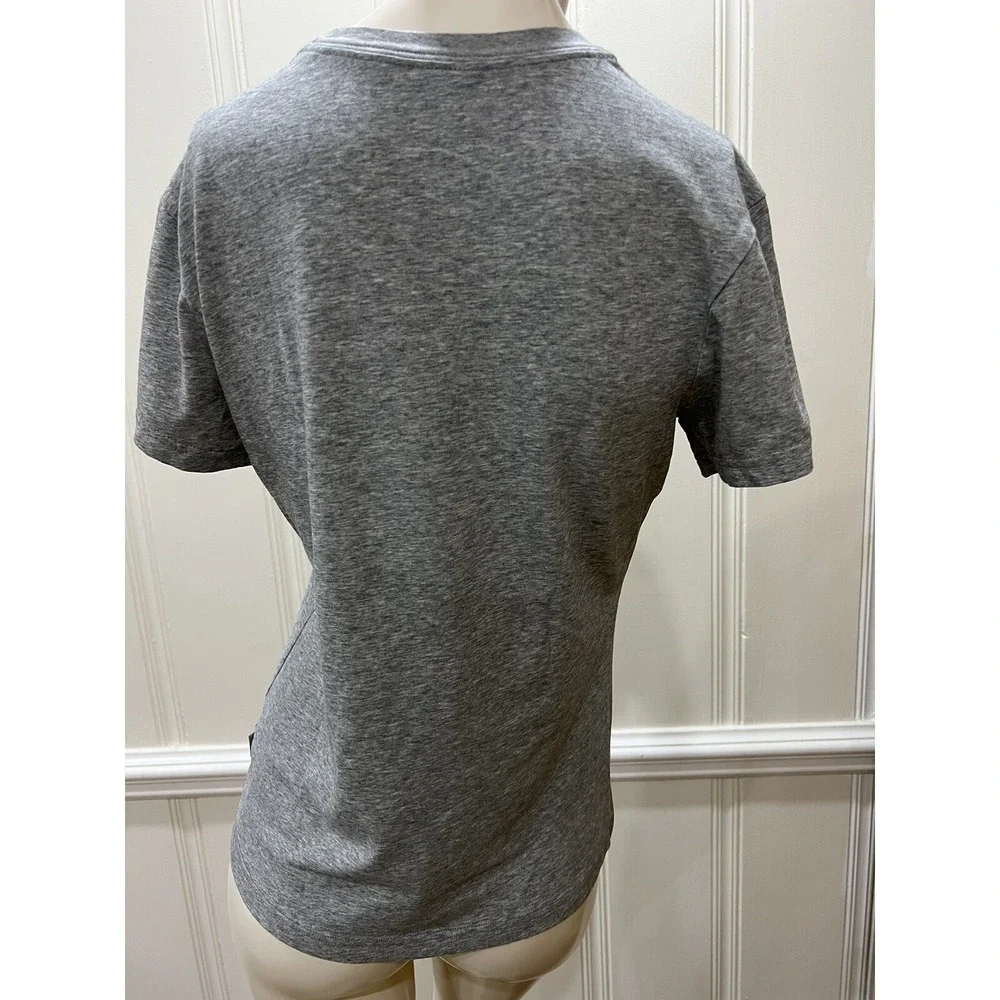 Nike Dri-Fit Just Do It Women's Medium 8-10 Gray T-shirt EUC